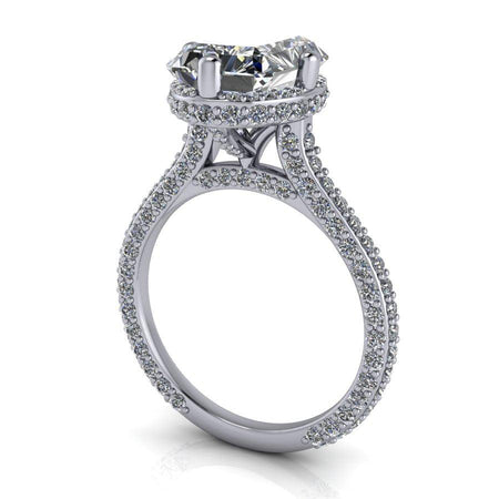 10kt white gold Engagement Ring Bel Viaggio Designs, LLC