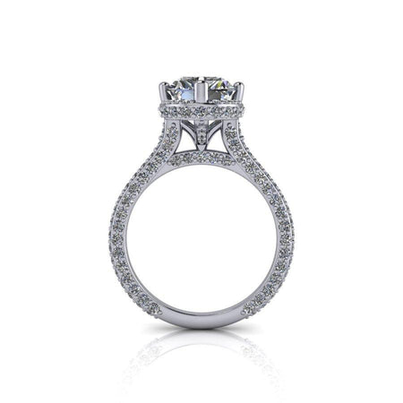 10kt white gold Engagement Ring Bel Viaggio Designs, LLC