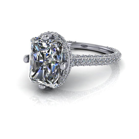 10kt white gold Engagement Ring Bel Viaggio Designs, LLC