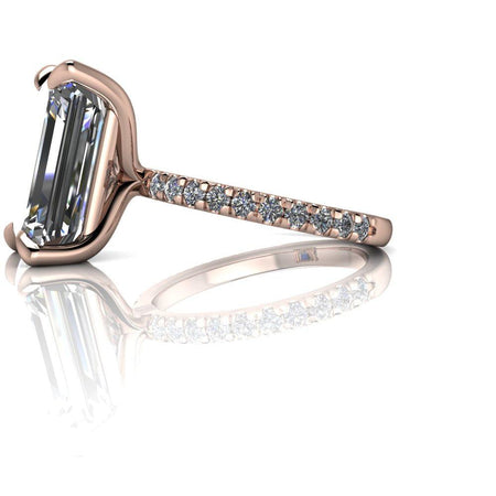 10kt rose gold Engagement Ring Bel Viaggio Designs, LLC