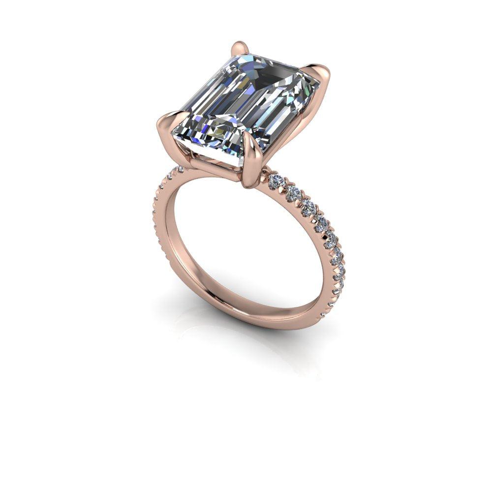 10kt rose gold Engagement Ring Bel Viaggio Designs, LLC