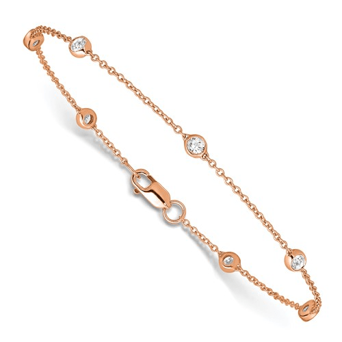 14 kt rose gold bracelet Bel Viaggio Designs, LLC