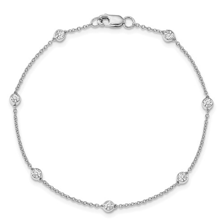 14 kt white gold bracelet Bel Viaggio Designs, LLC