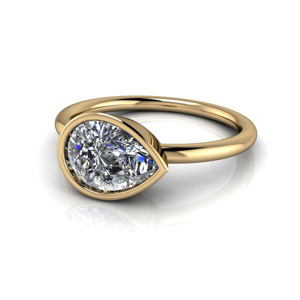 10kt yellow gold Engagement Ring Bel Viaggio Designs, LLC