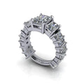 14kt white gold Anniversary Ring Bel Viaggio Designs, LLC