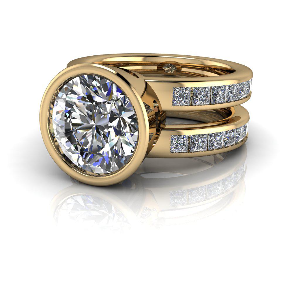 10kt yellow gold Engagement Ring Bel Viaggio Designs, LLC