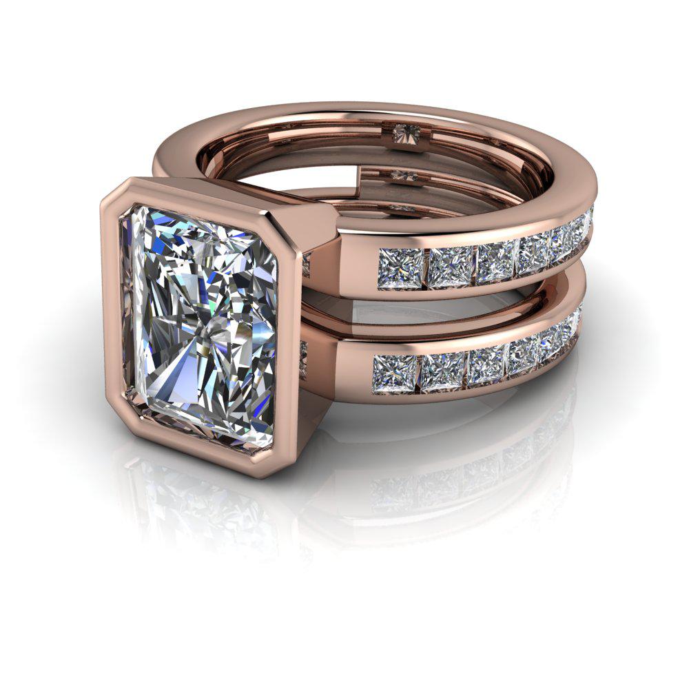 10kt rose gold Engagement Ring Bel Viaggio Designs, LLC