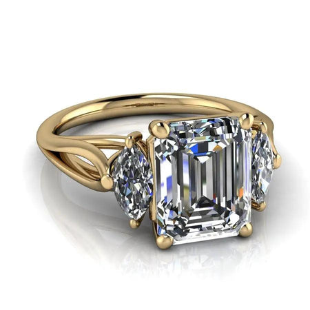 10kt yellow gold Engagement Ring Bel Viaggio Designs, LLC