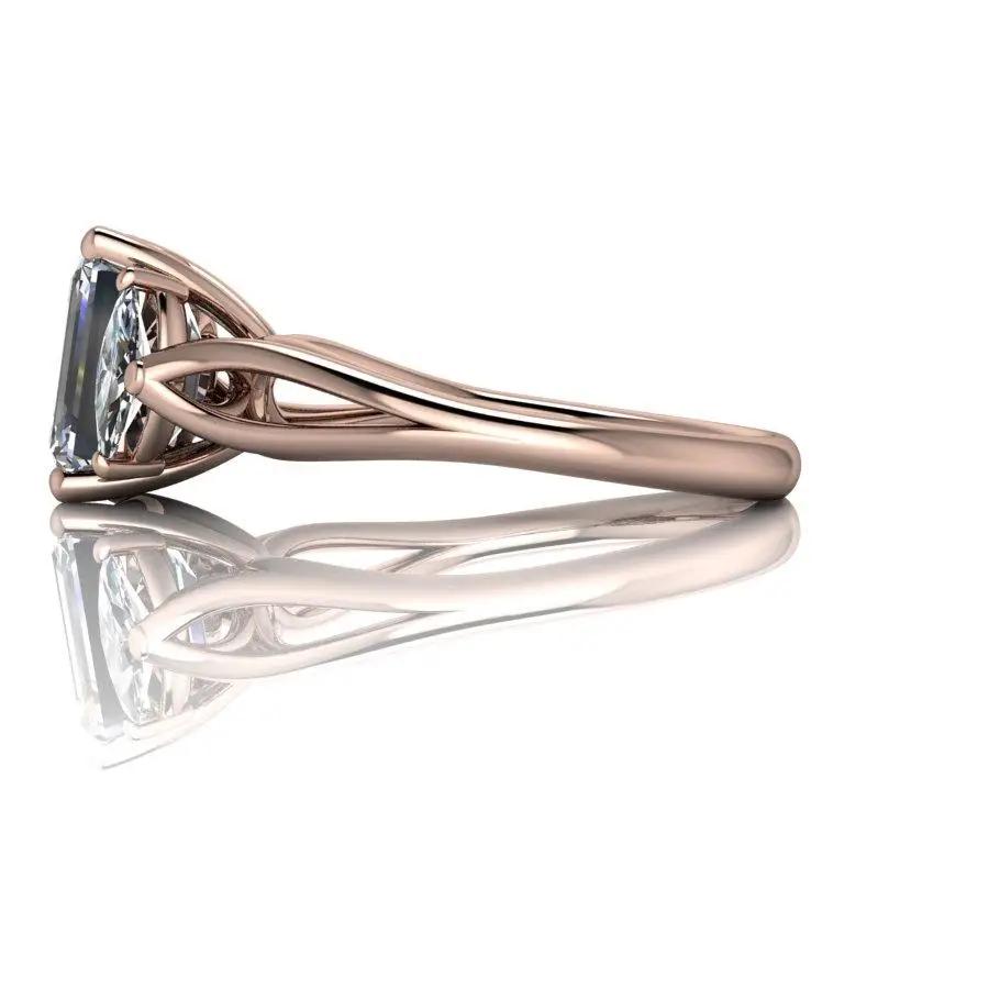 10kt rose gold Engagement Ring Bel Viaggio Designs, LLC