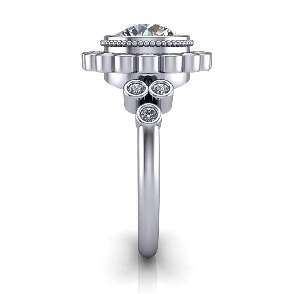 10kt rose gold Engagement Ring Bel Viaggio Designs, LLC