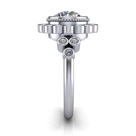 10kt rose gold Engagement Ring Bel Viaggio Designs, LLC