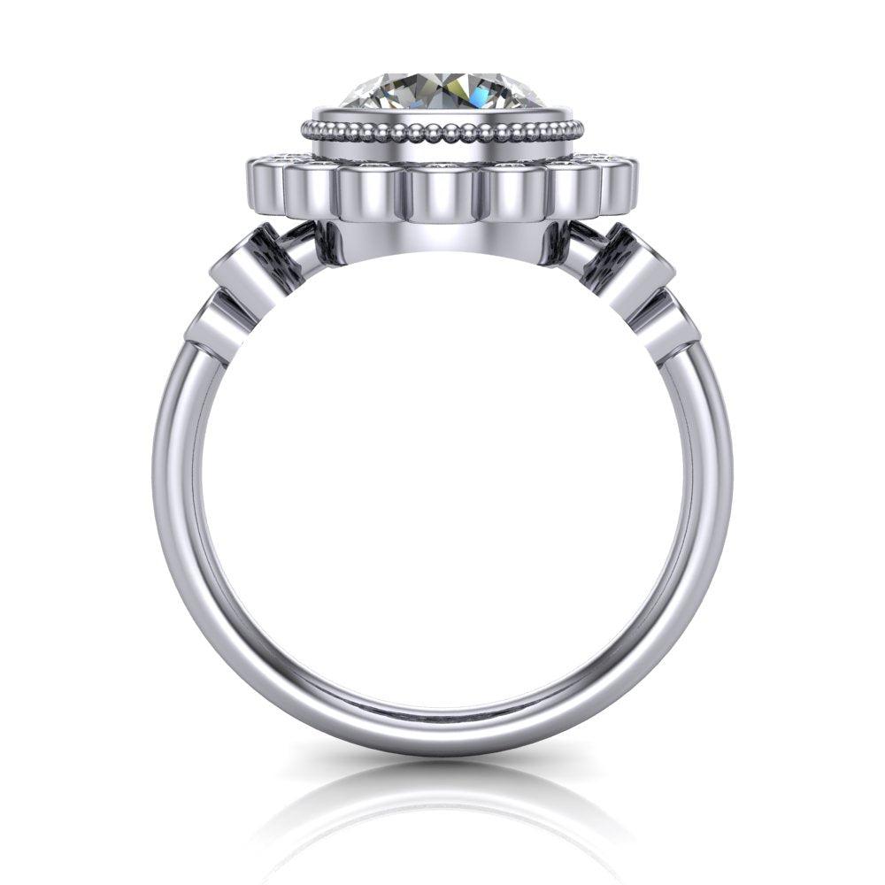 10kt rose gold Engagement Ring Bel Viaggio Designs, LLC