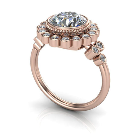 10kt rose gold Engagement Ring Bel Viaggio Designs, LLC
