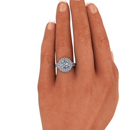 10kt rose gold Engagement Ring Bel Viaggio Designs, LLC