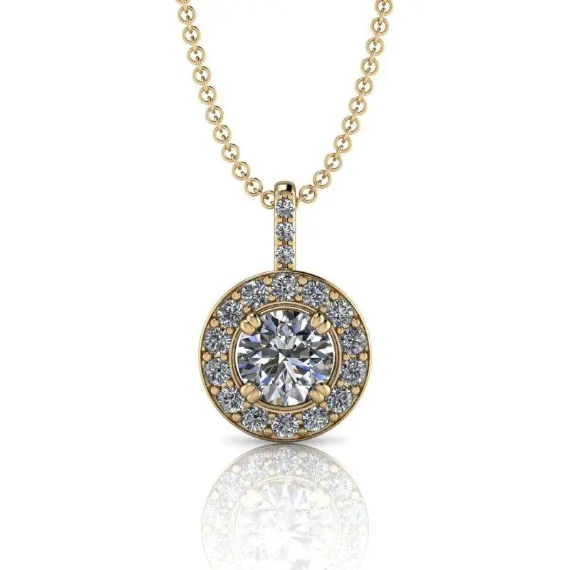 14 kt yellow gold necklace Bel Viaggio Designs, LLC