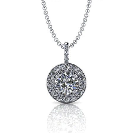 14 kt white gold necklace Bel Viaggio Designs, LLC