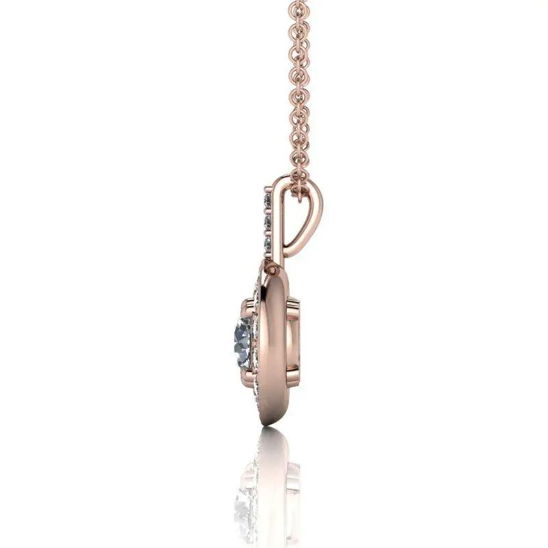 14 kt rose gold necklace Bel Viaggio Designs, LLC