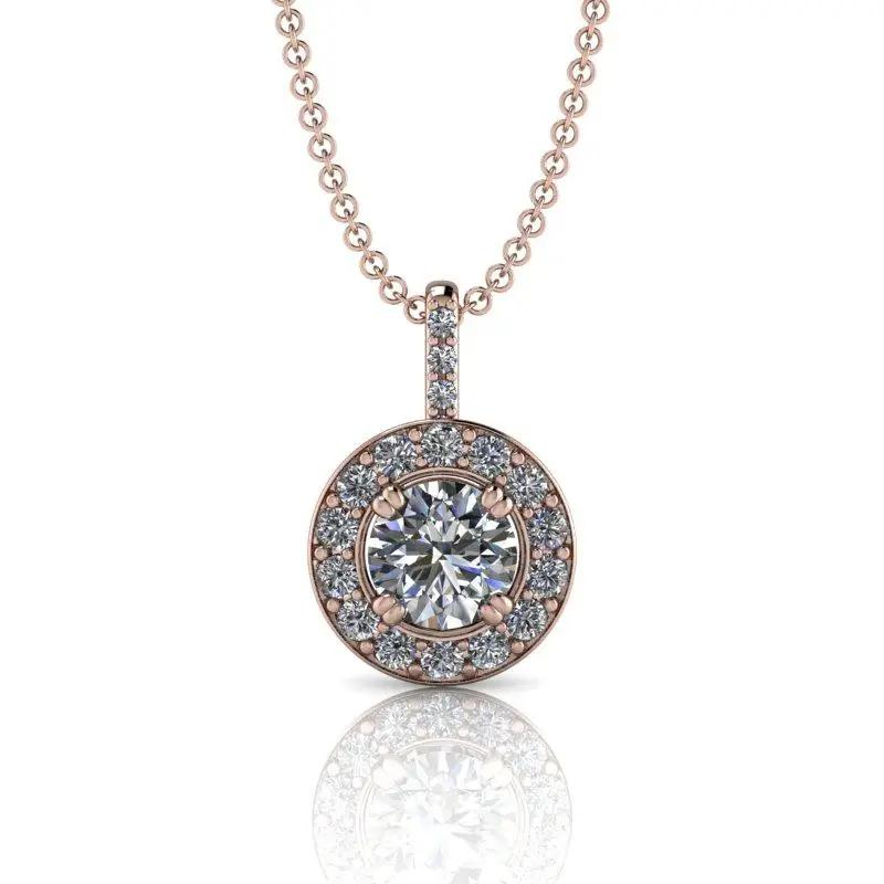 14 kt rose gold necklace Bel Viaggio Designs, LLC