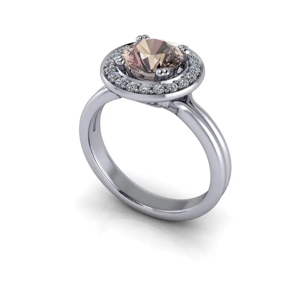 4 Morganite Rings Bel Viaggio Designs, LLC