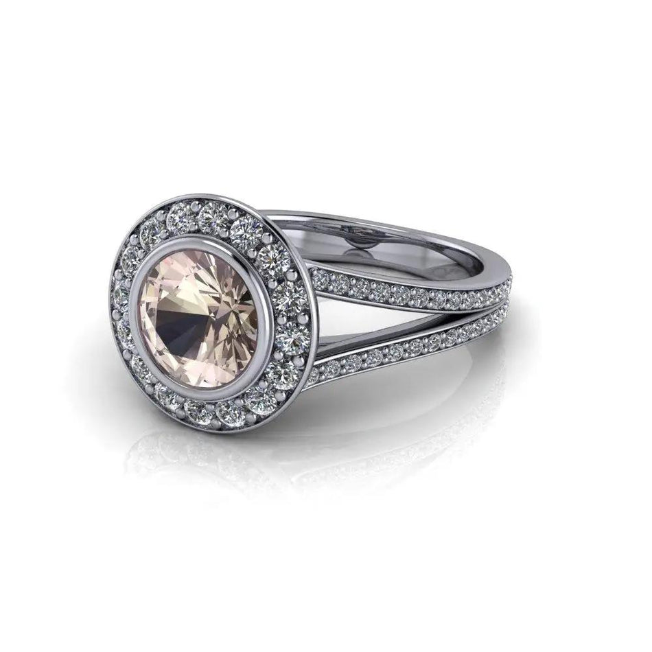 4.5 Morganite Rings Bel Viaggio Designs, LLC