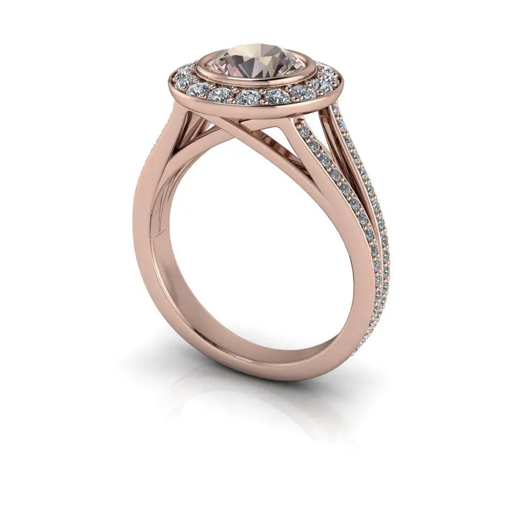 4.5 Morganite Rings Bel Viaggio Designs, LLC