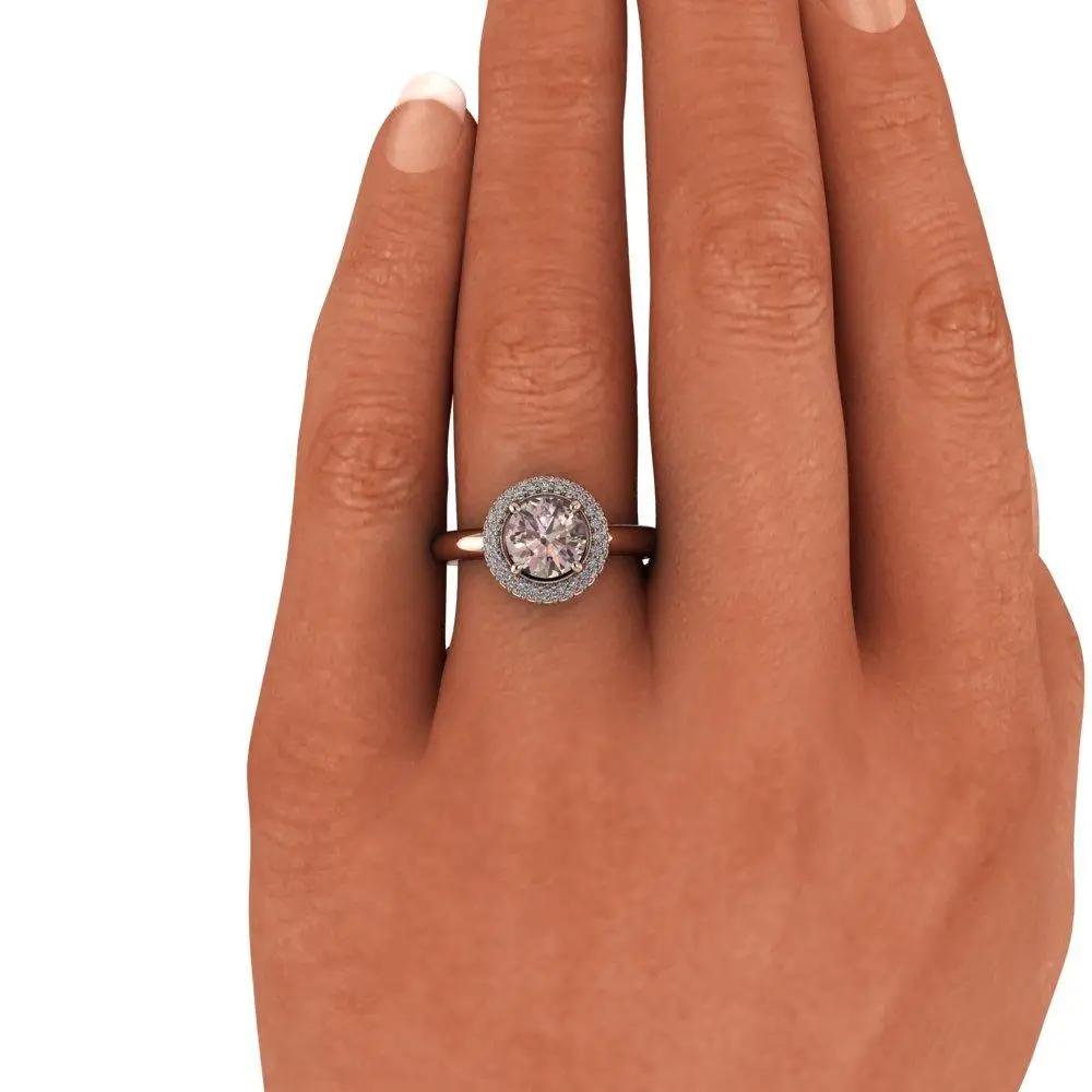 4.5 Morganite Rings Bel Viaggio Designs, LLC