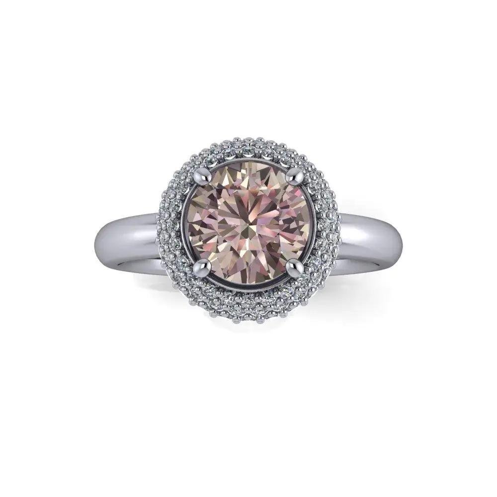 4.5 Morganite Rings Bel Viaggio Designs, LLC