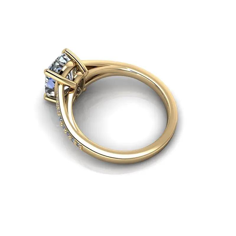 10kt rose gold Engagement Ring Bel Viaggio Designs, LLC