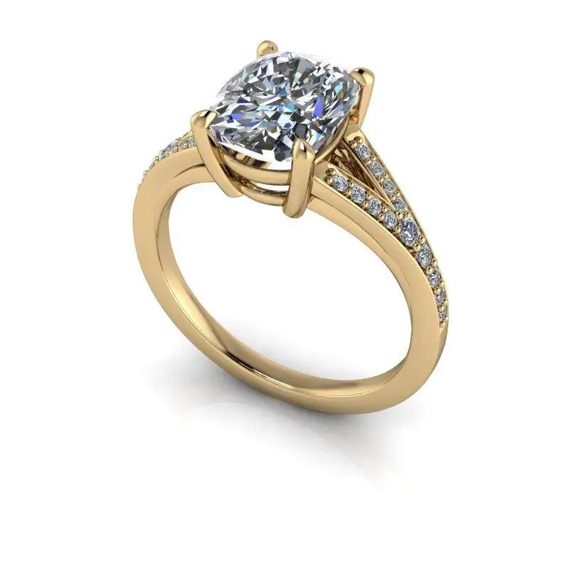 10kt rose gold Engagement Ring Bel Viaggio Designs, LLC