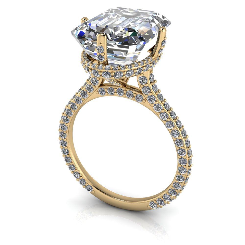 10kt yellow gold Engagement Ring Bel Viaggio Designs, LLC