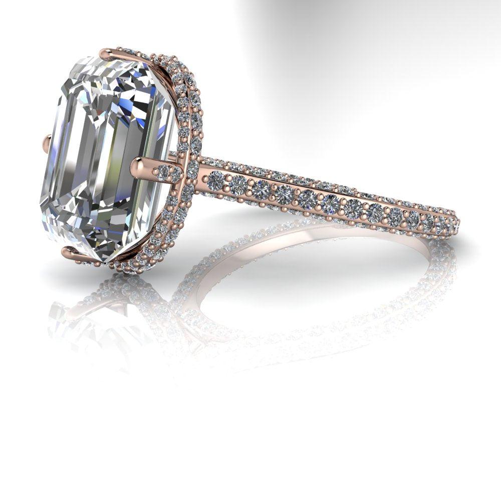 10kt rose gold Engagement Ring Bel Viaggio Designs, LLC