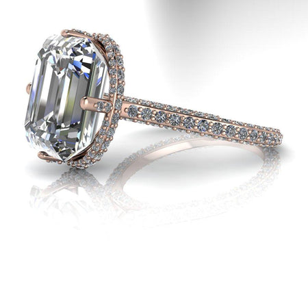 10kt rose gold Engagement Ring Bel Viaggio Designs, LLC