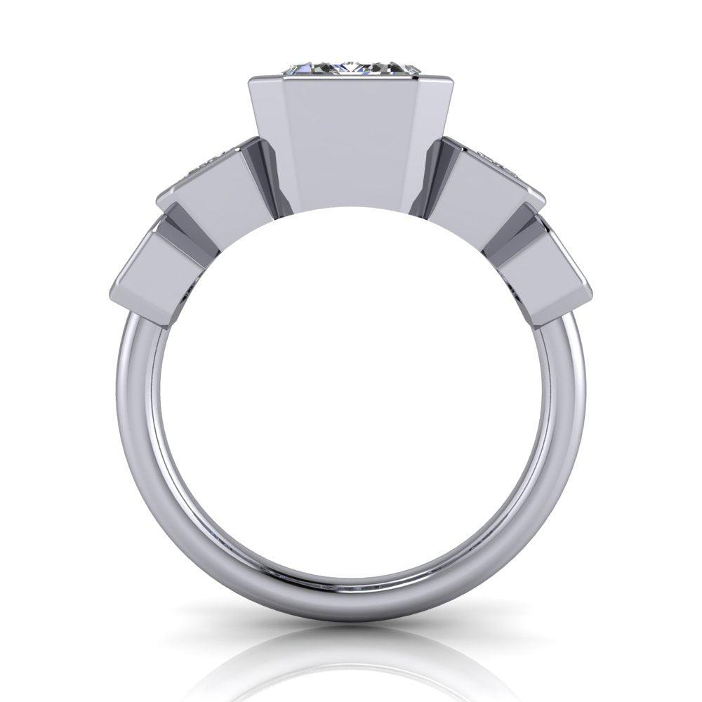 925 Silver Engagement Ring Bel Viaggio Designs, LLC