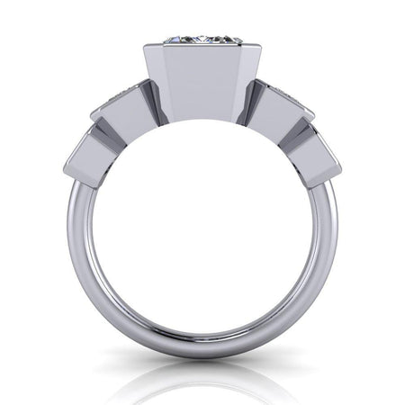 925 Silver Engagement Ring Bel Viaggio Designs, LLC