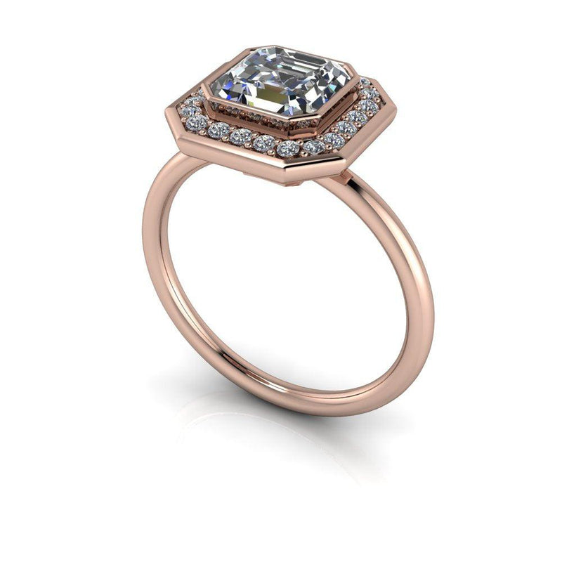 10kt yellow gold Engagement Ring Bel Viaggio Designs, LLC