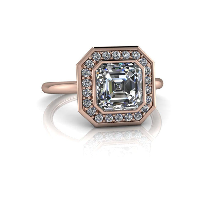 10kt rose gold Engagement Ring Bel Viaggio Designs, LLC