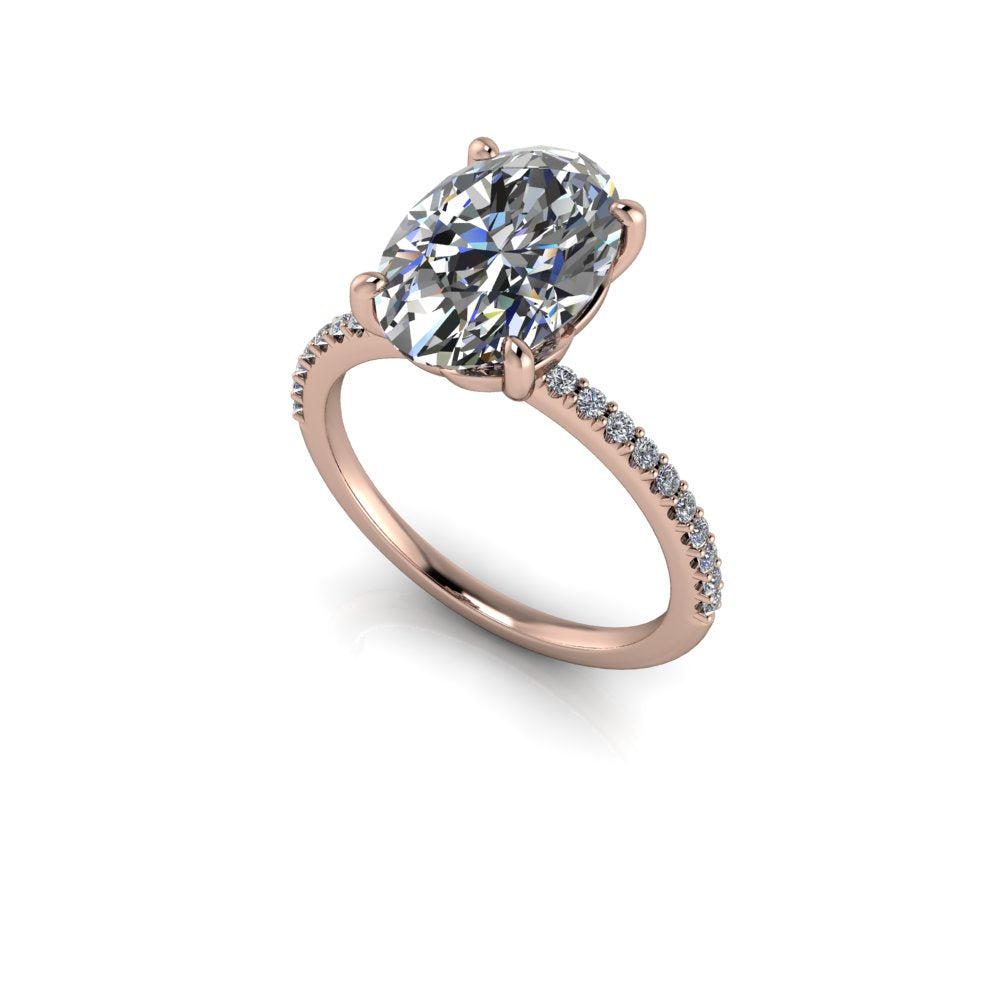 10kt rose gold Engagement Ring Bel Viaggio Designs, LLC