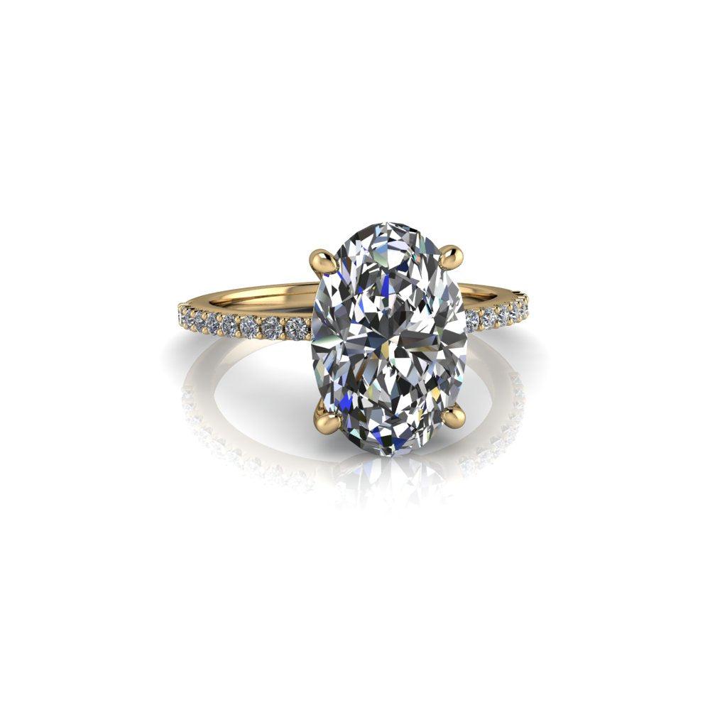 14kt yellow gold Engagement Ring Bel Viaggio Designs, LLC