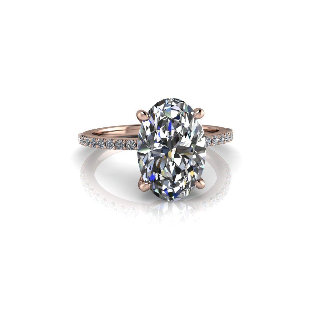 14kt rose gold Engagement Ring Bel Viaggio Designs, LLC