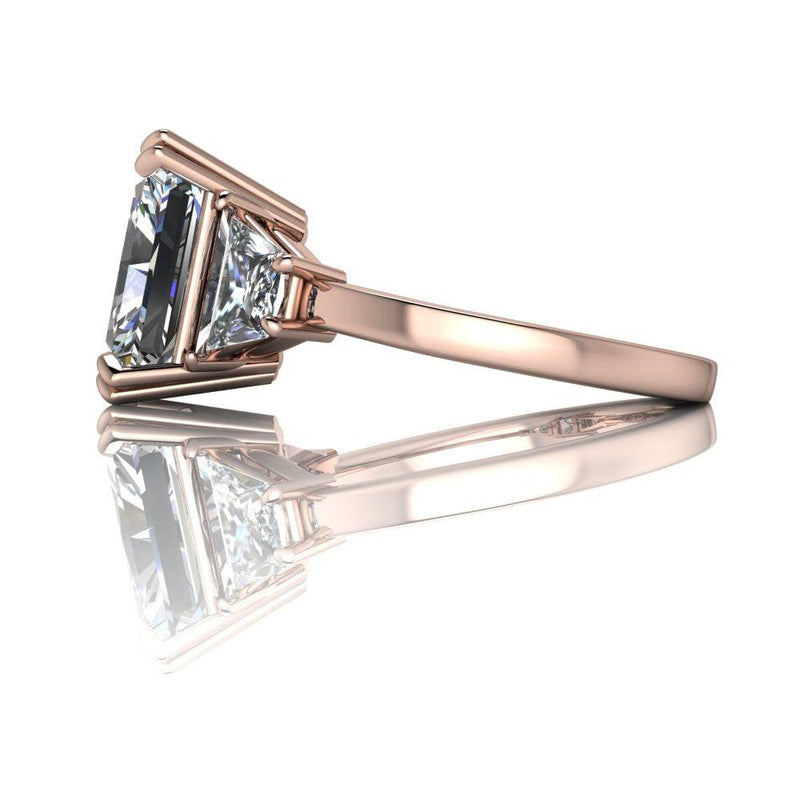 10kt white gold Engagement Ring Bel Viaggio Designs, LLC