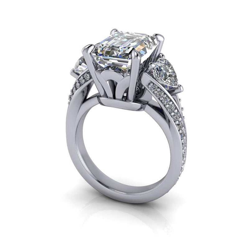 925 Silver Engagement Ring Bel Viaggio Designs, LLC