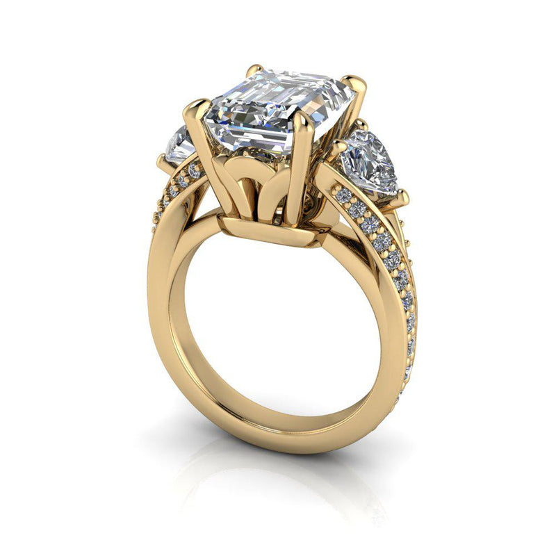 10kt yellow gold Engagement Ring Bel Viaggio Designs, LLC