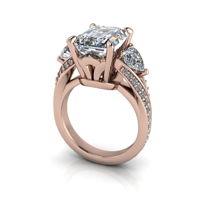 10kt rose gold Engagement Ring Bel Viaggio Designs, LLC