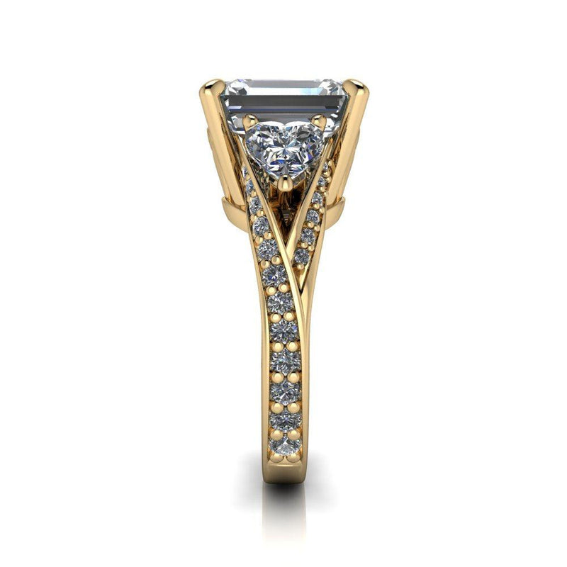 10kt yellow gold Engagement Ring Bel Viaggio Designs, LLC