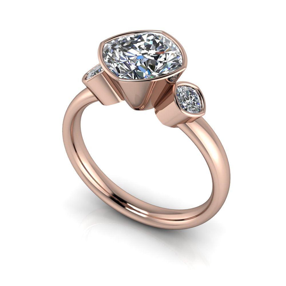 10kt rose gold Engagement Ring Bel Viaggio Designs, LLC