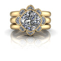 10kt yellow gold Engagement Ring Bel Viaggio Designs, LLC