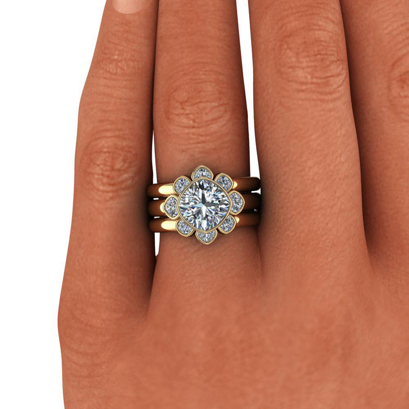 10kt rose gold Engagement Ring Bel Viaggio Designs, LLC