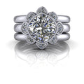 10kt white gold Engagement Ring Bel Viaggio Designs, LLC