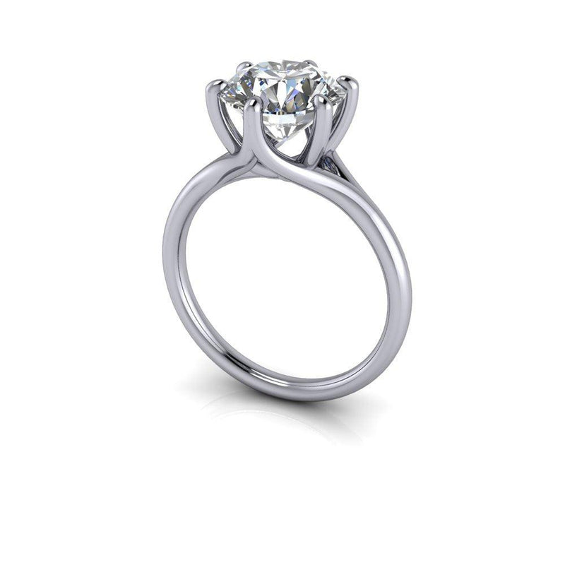 14kt white gold Engagement Ring Bel Viaggio Designs, LLC