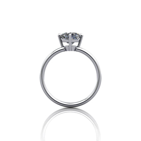 14kt white gold Engagement Ring Bel Viaggio Designs, LLC